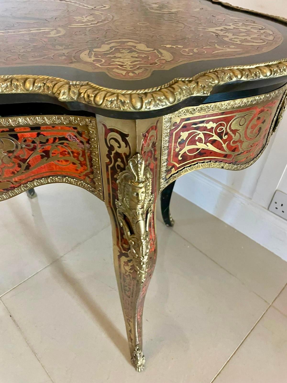 Antique French Boulle Centre Table For Sale 3