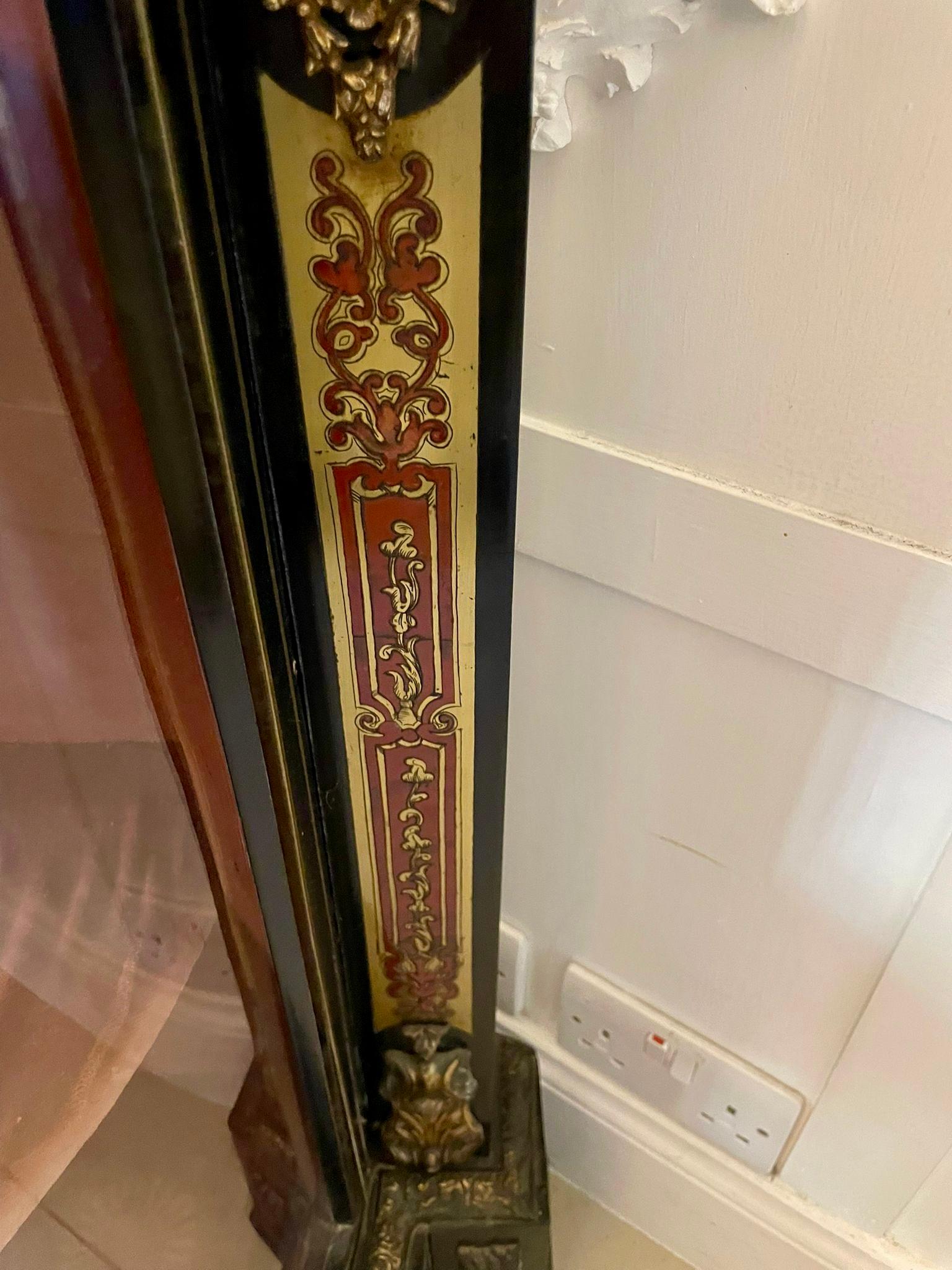 Francese Antique French Boulle Display Cabinet in vendita