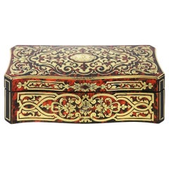 Vintage French Boulle Napoleon III Marquetry Box