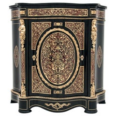 Antique French Boulle Napoleon III Inlaid Cabinet