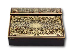 Antike französische Boulle-Schreibbox