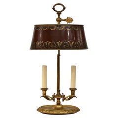 Antique French Boulliote Lamp