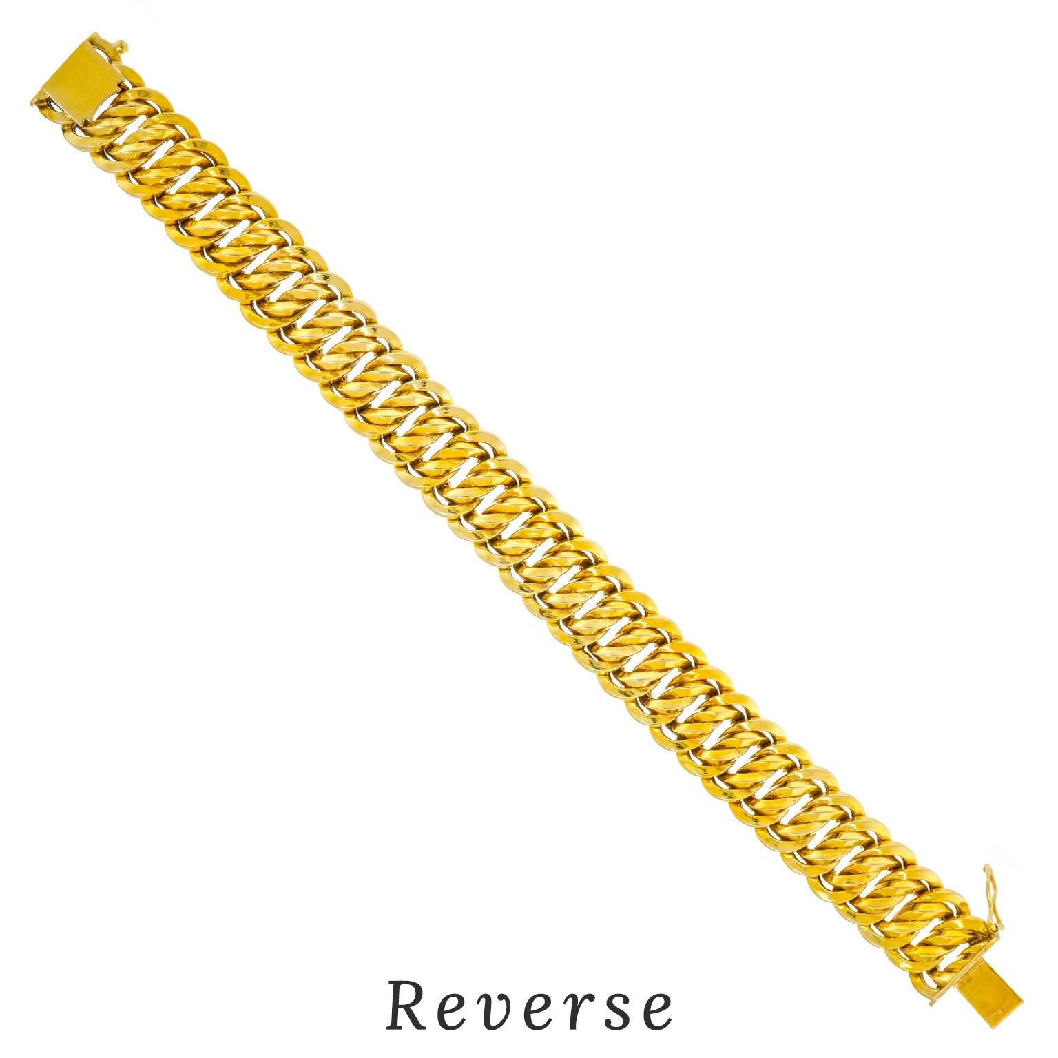 Antique French Bracelet 18k For Sale 3