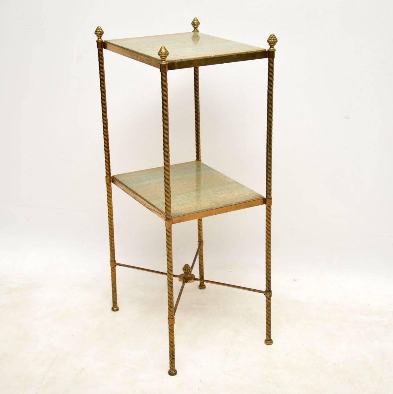 two tier table antique