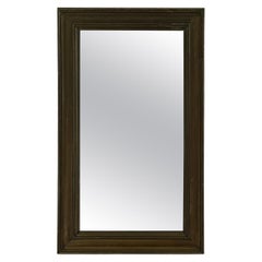 Antique French Brass Bistro Mirror