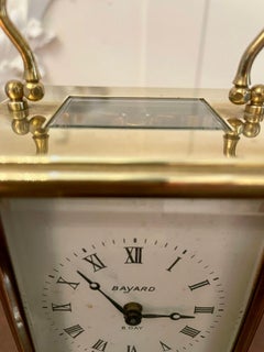 Antique French Brass Carriage Clock