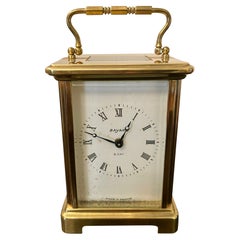 Orologio da carrozza in ottone Antique French