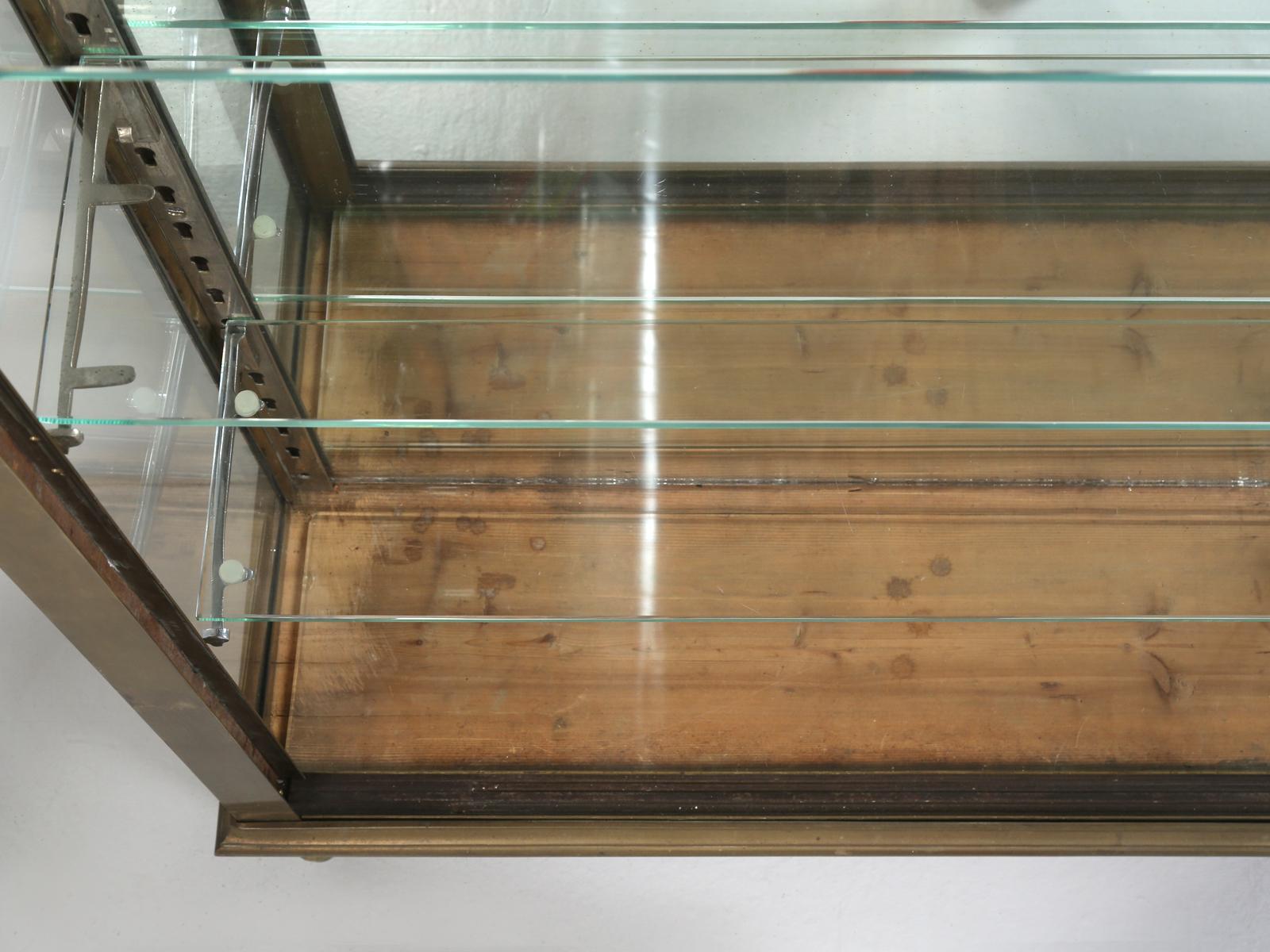 Antique French Brass Display Cabinet or Curio or Collection Cabinet 13