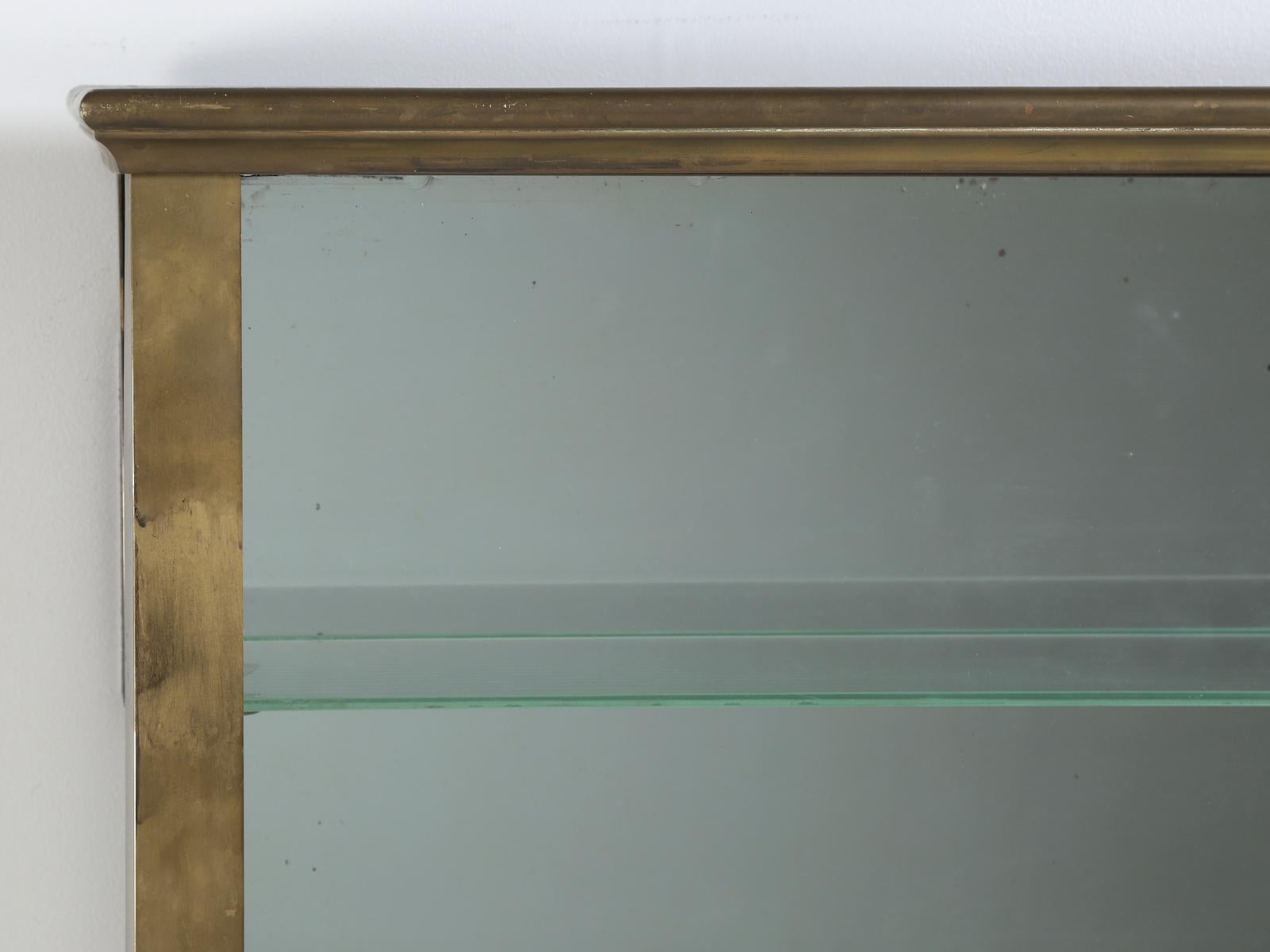 unique brass display cabinets