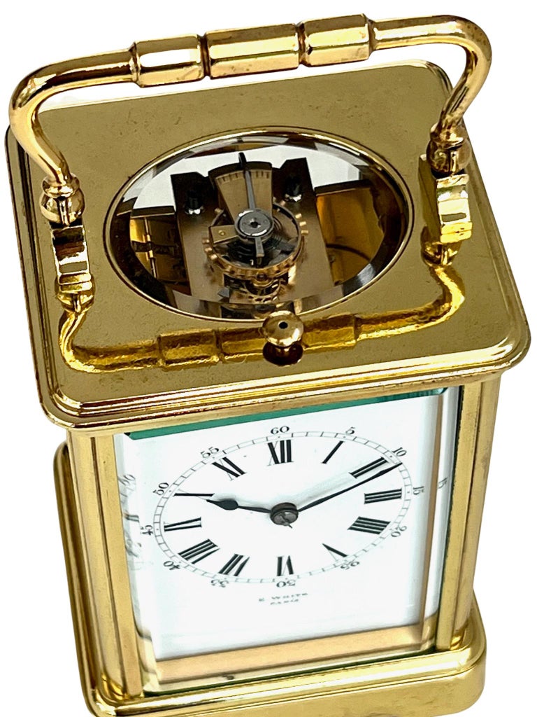 Fine Art London Clock Co - Horloge à quartz avec chariot de