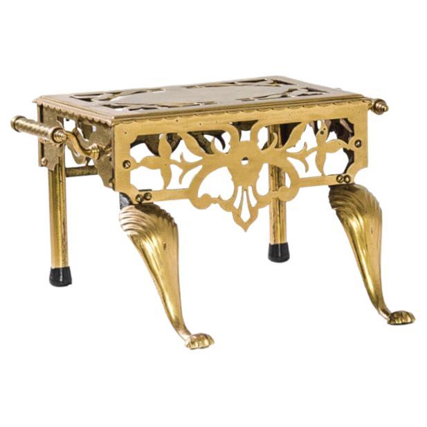 Antique French Brass Footstool