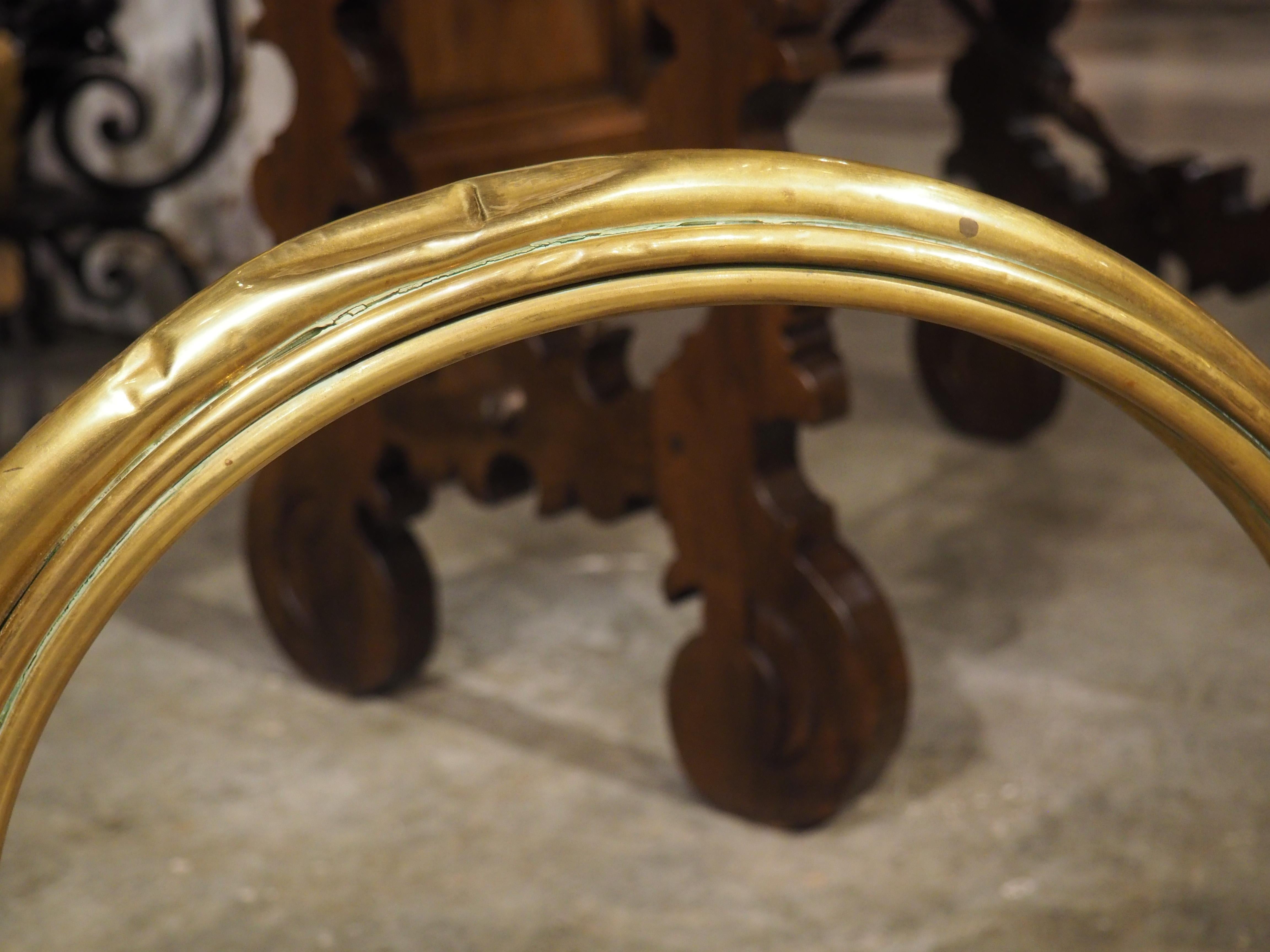 antique brass horn