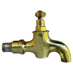 Antique French Brass Water Spout / Faucet
