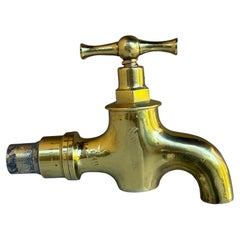 Antique French Brass Water Spout / Faucet