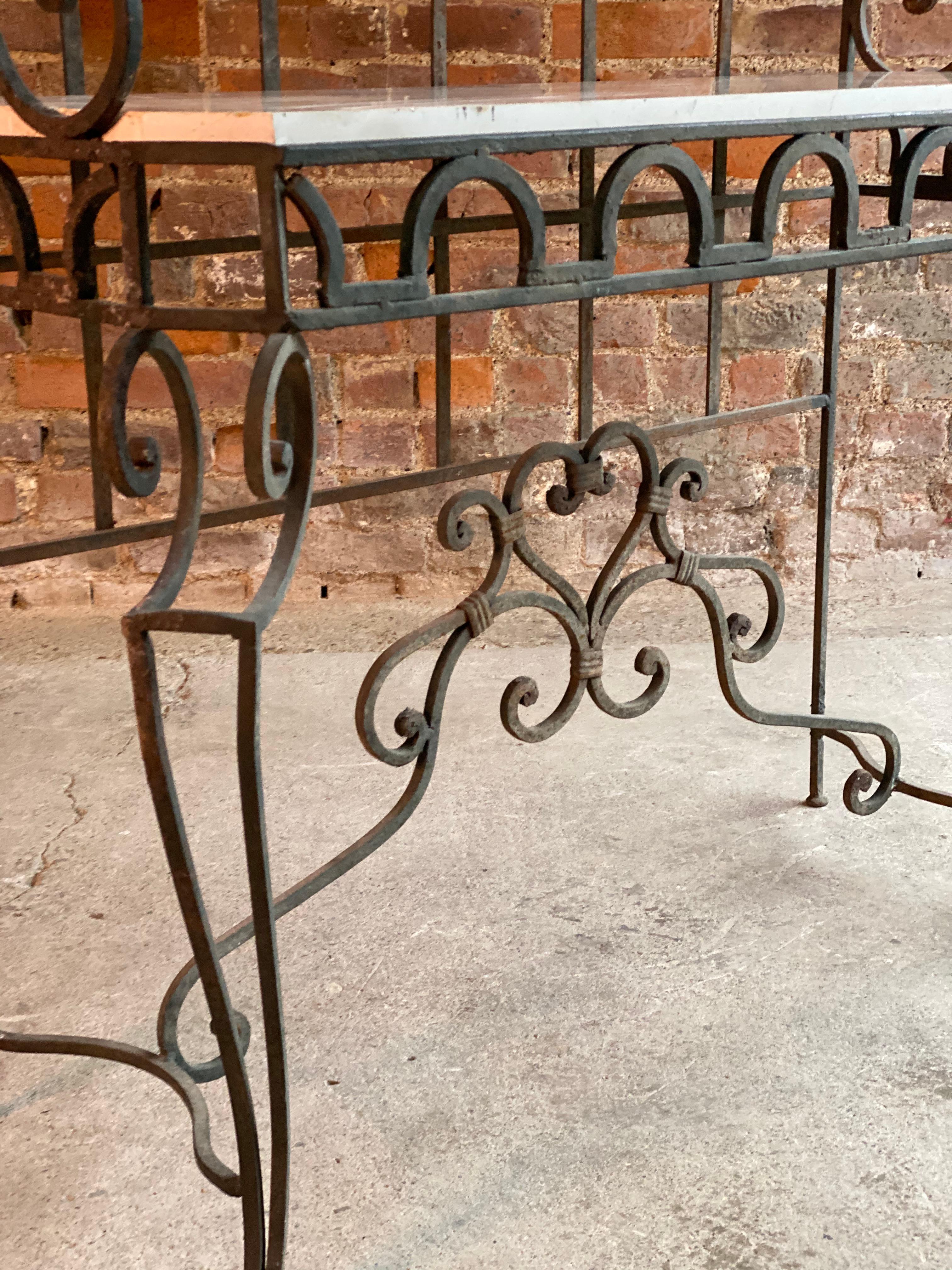 Antique French Bread Display Stand Iron Étagère 19th Century, France, circa 1890 3