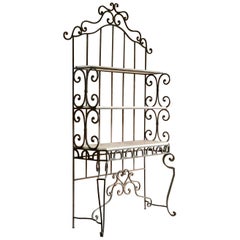 Antique French Bread Display Stand Iron Étagère 19th Century, France, circa 1890