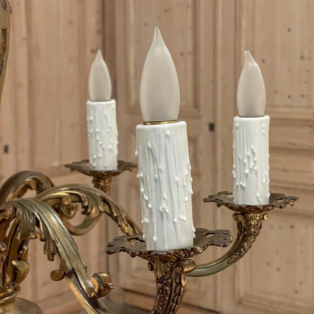 Antico lampadario barocco francese 