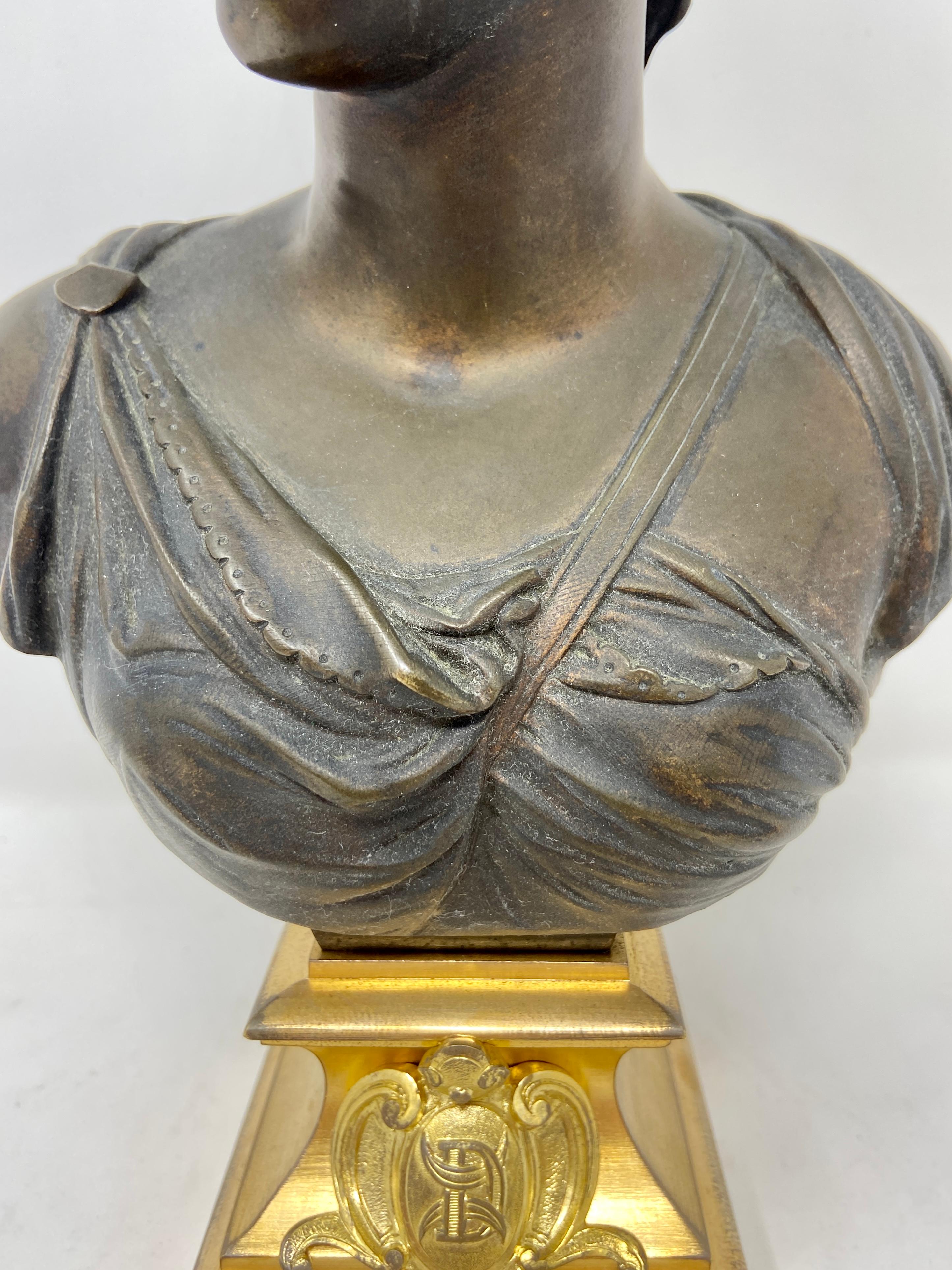 Antique French Bronze Bust of 