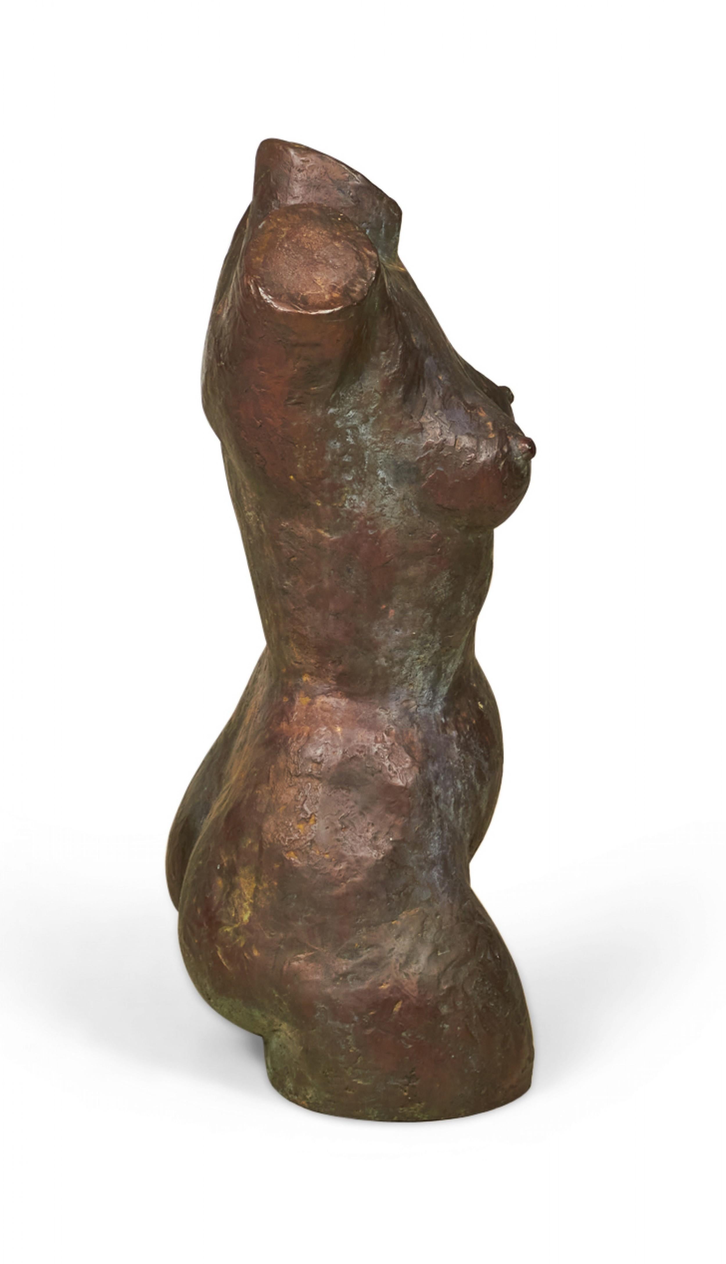 Antike französische Bronzeskulptur eines weiblichen Torso aus Bronzeguss (nach Aristide Maill (Metall) im Angebot