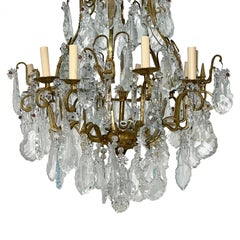 Antique French Bronze Chandelier