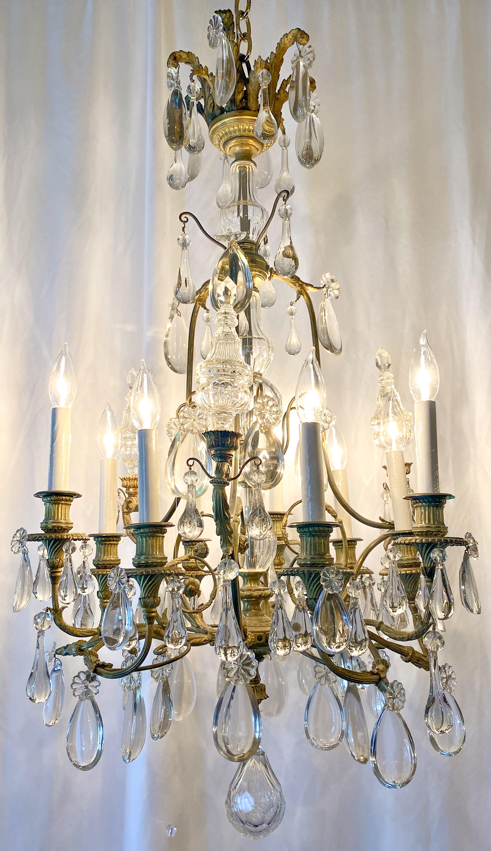 lost wax french gold crystal chandeliers