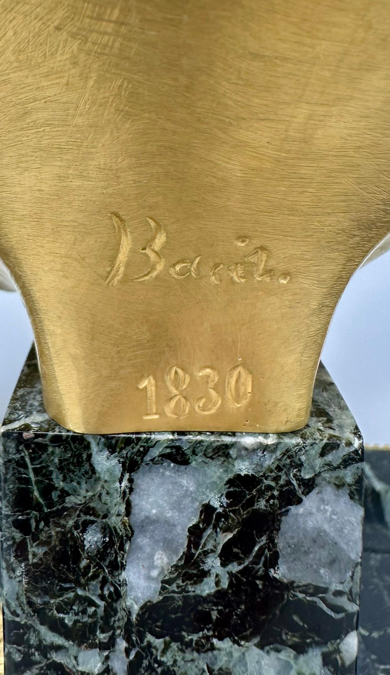 Porte-encens Napoléon en bronze d'Oré et en marbre vert, vers 1880. en vente 3