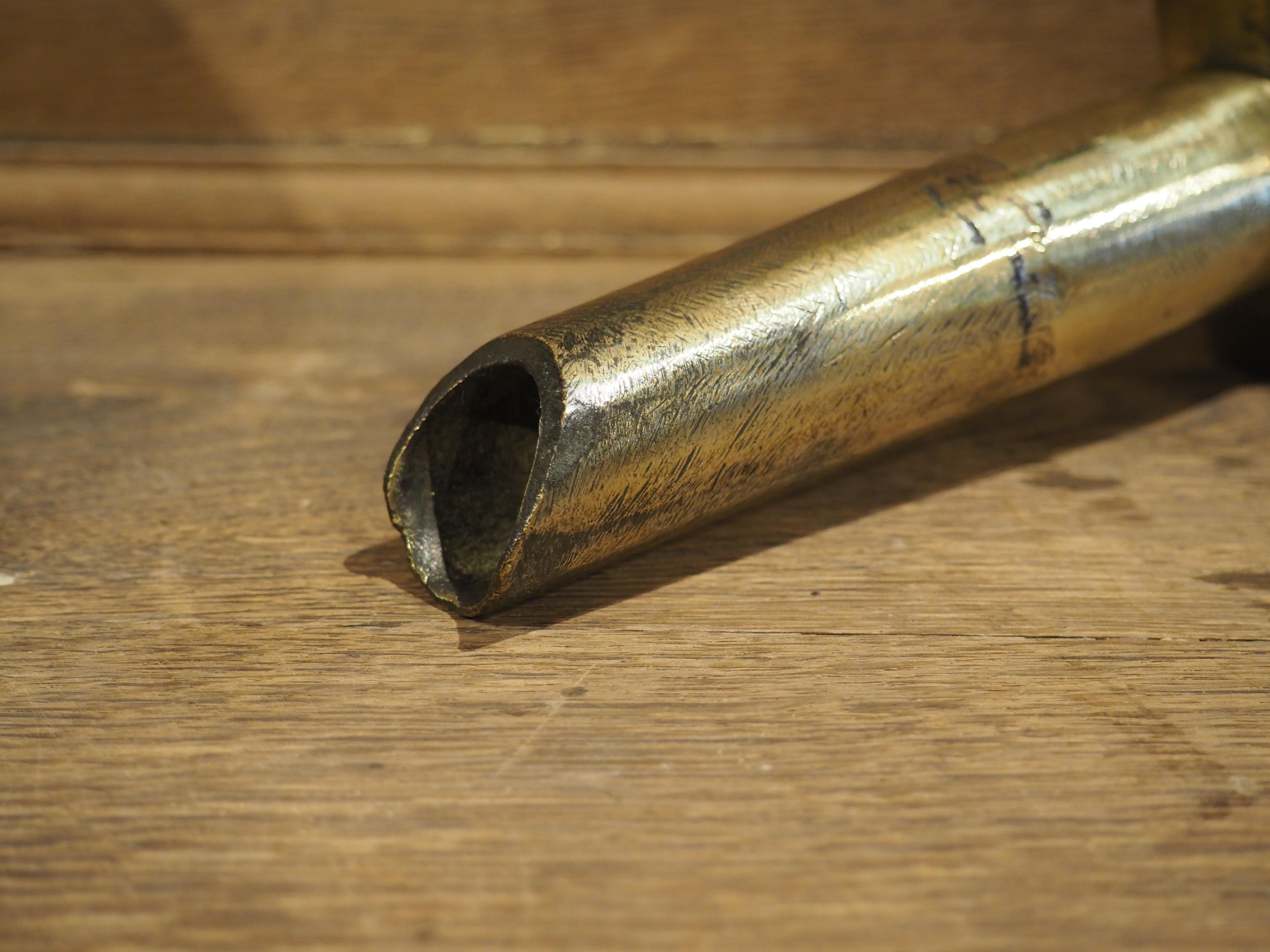 Antique French Bronze Dog Form Wine Barrel Spout, Circa 1870 For Sale 1