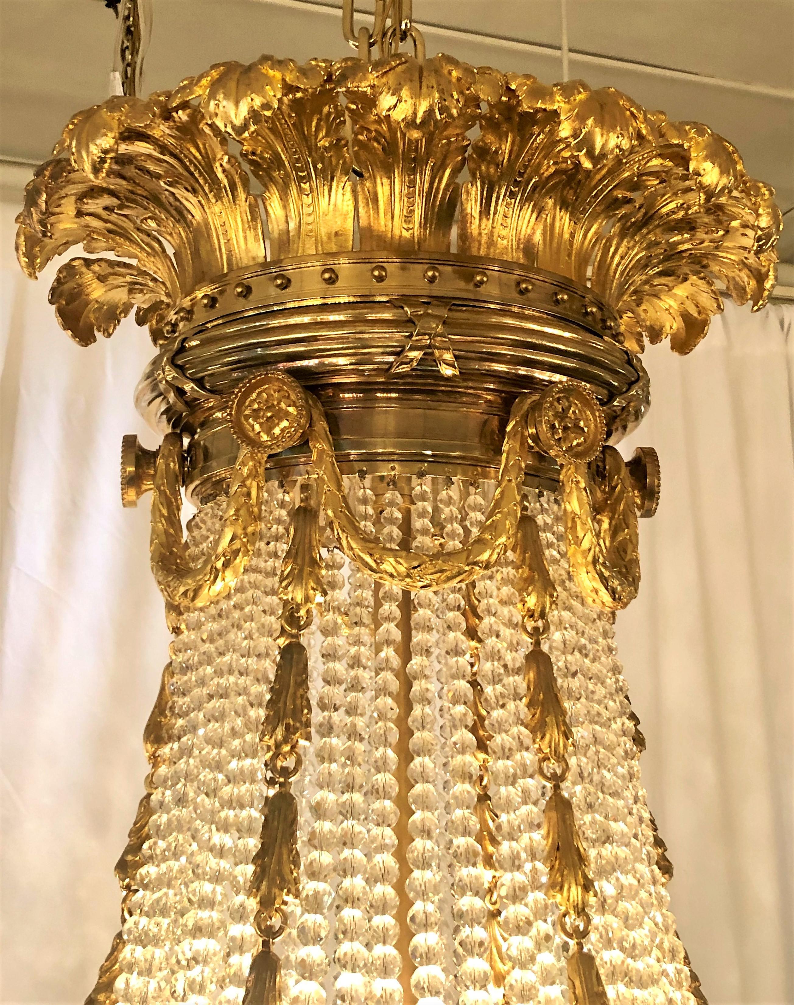 antique baccarat crystal chandelier