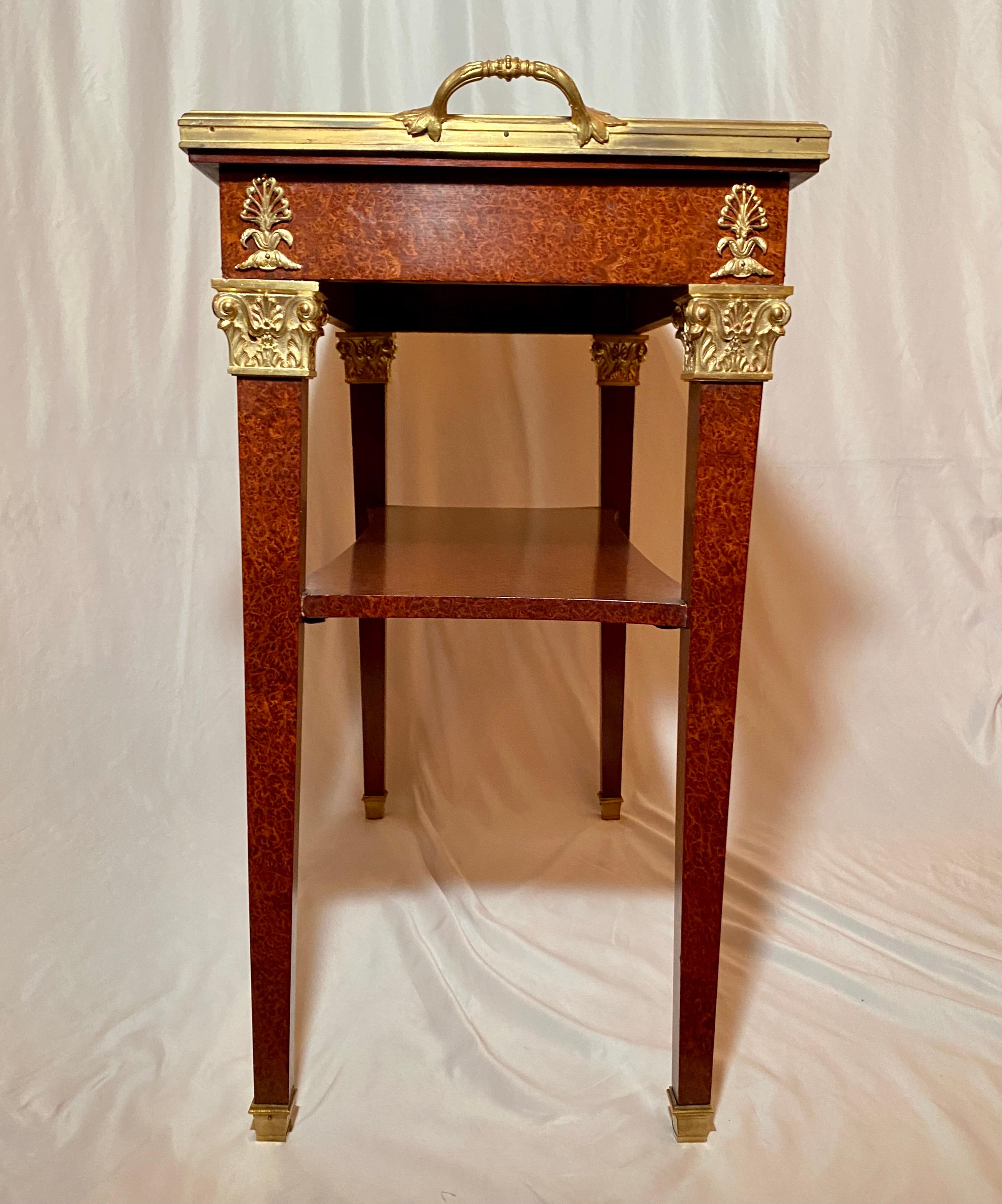 Late 19th Century Antique French Bronze D'ore and Briarwood Étagère, Circa 1880