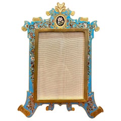 Antique French Bronze D
Ore and Champleve Enamel Picture Frame, circa 1890 Antique French Bronze D
Ore and Champleve Enamel Picture Frame, circa 1890