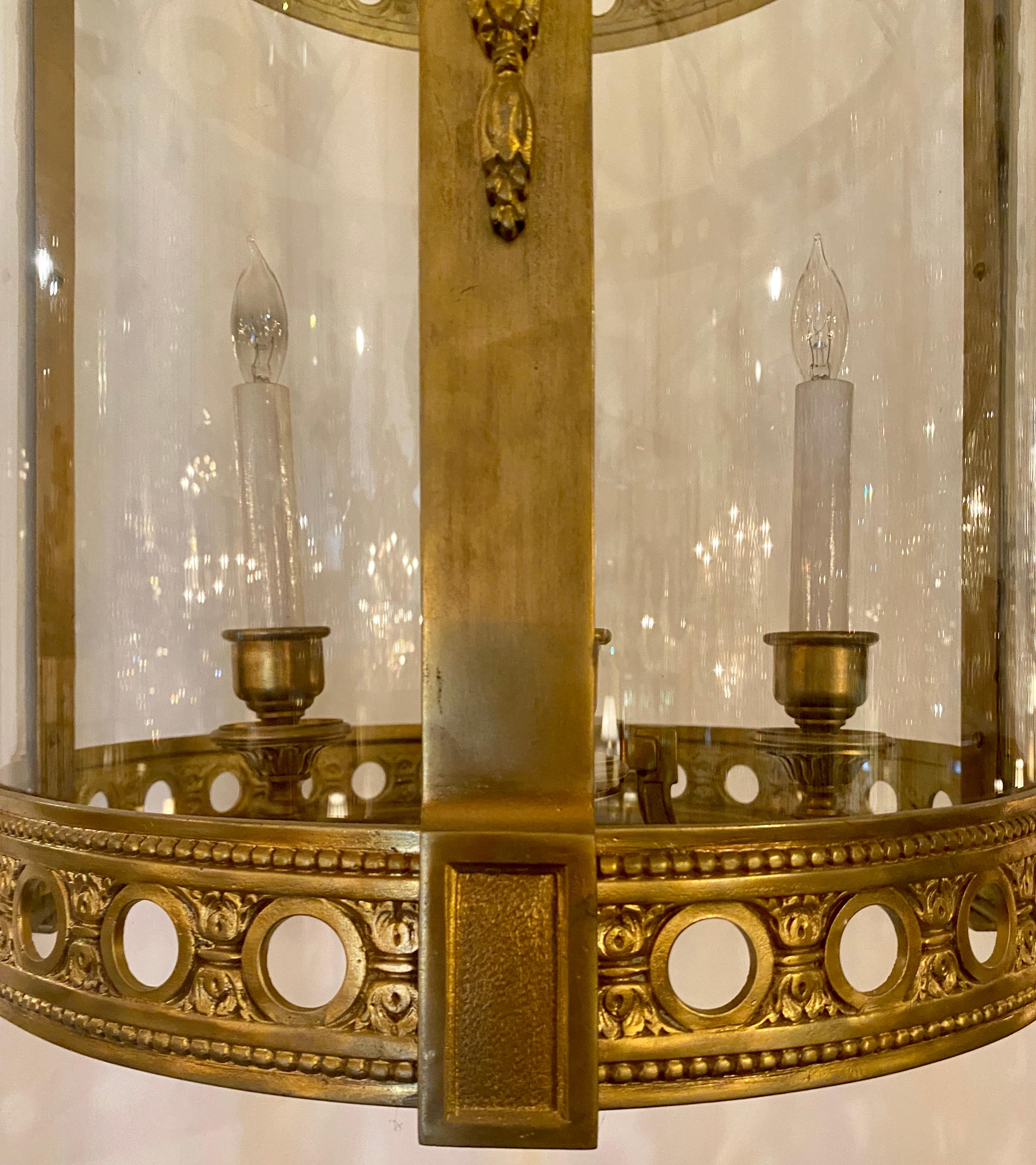 Antique French Bronze Doré Chateau Lantern, circa 1850-1870 in vendita 2