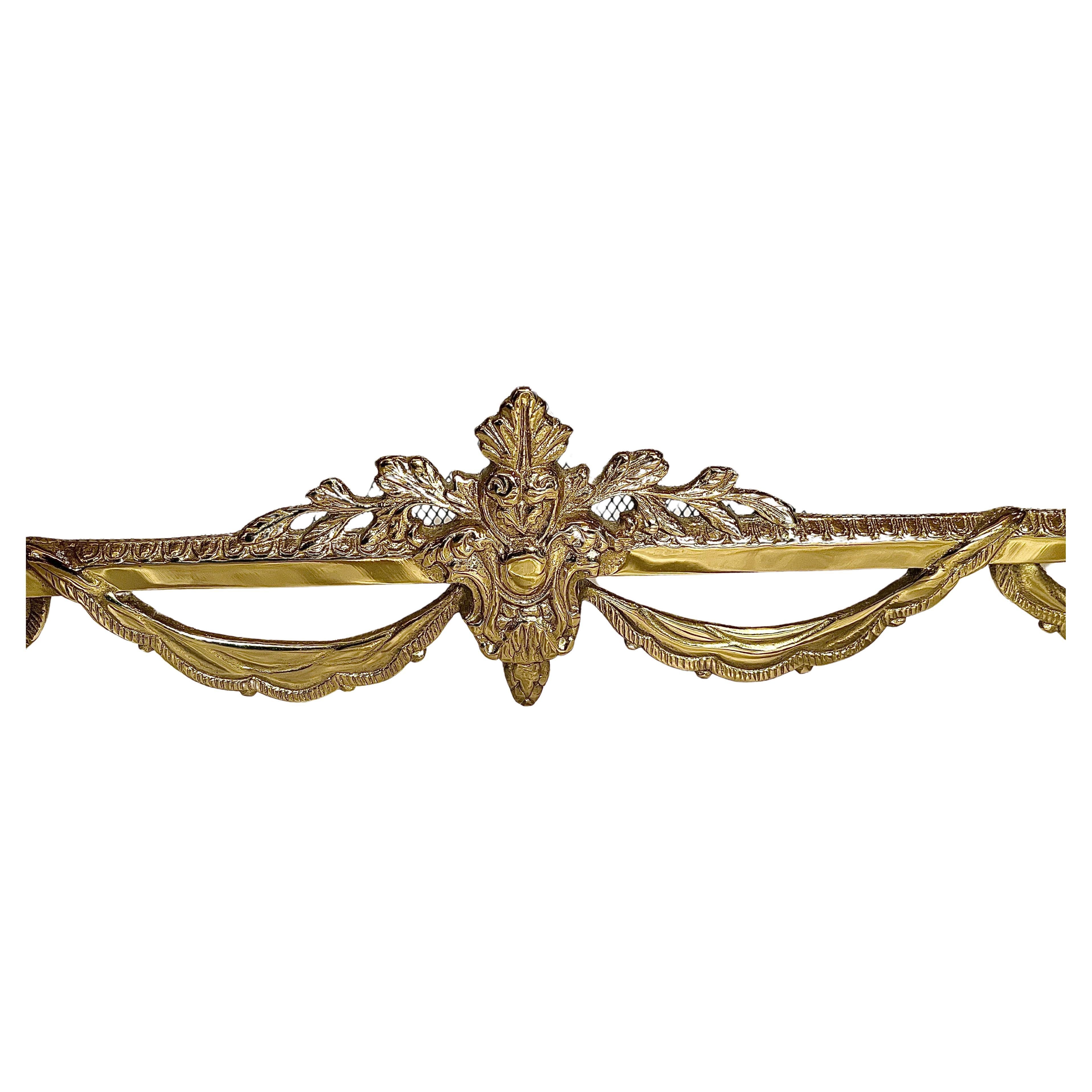 Bronze Pare-feu français en bronze d'or, vers 1950-60 en vente
