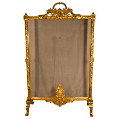Antique French Bronce D'ore Chimenea