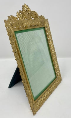 Antiker französischer Bronze-D'ore-Bilderrahmen, um 1890