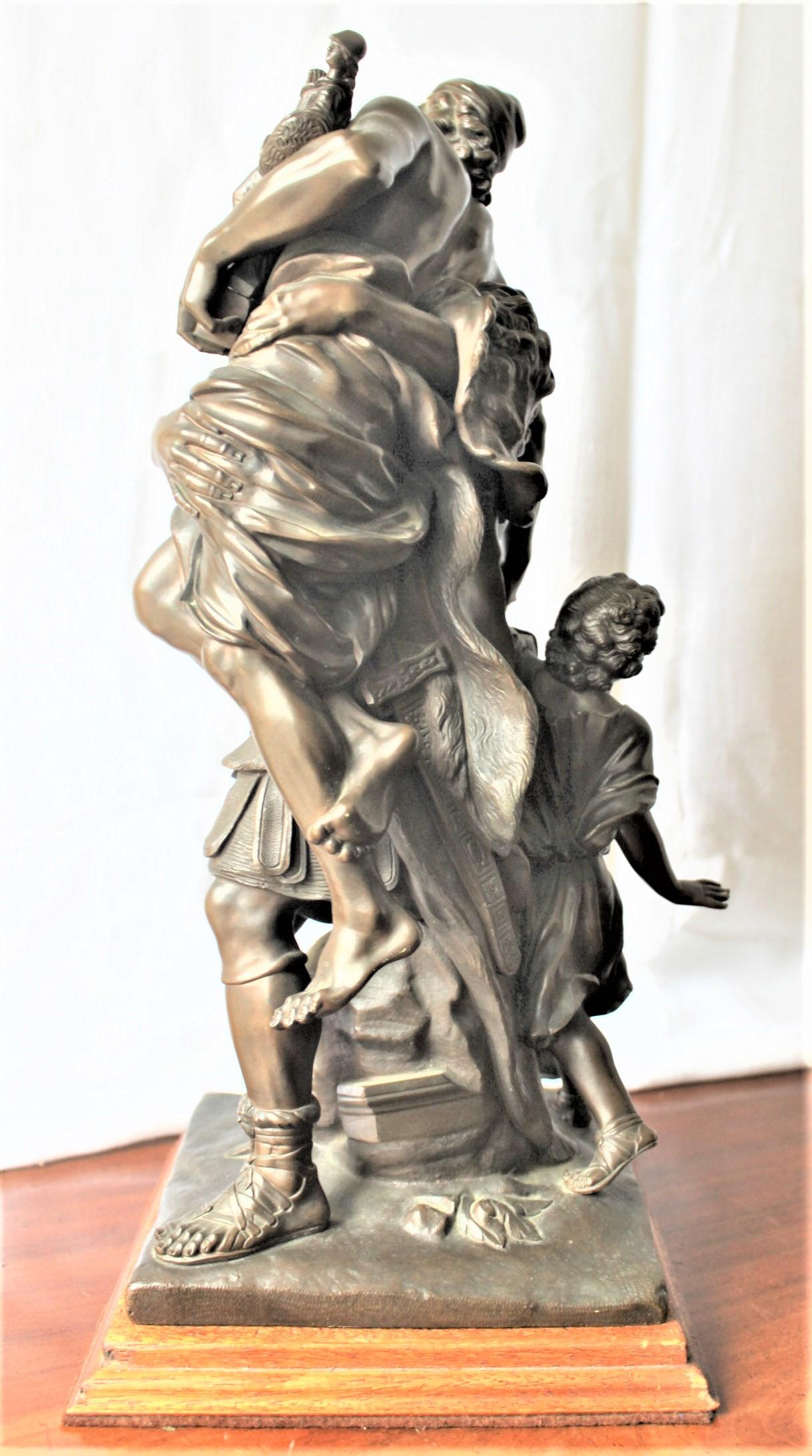 Antike, französische, mythologische Skulptur aus Bronze im neoklassischen Stil der griechischen Wiedergeburt im Zustand „Gut“ im Angebot in Hamilton, Ontario