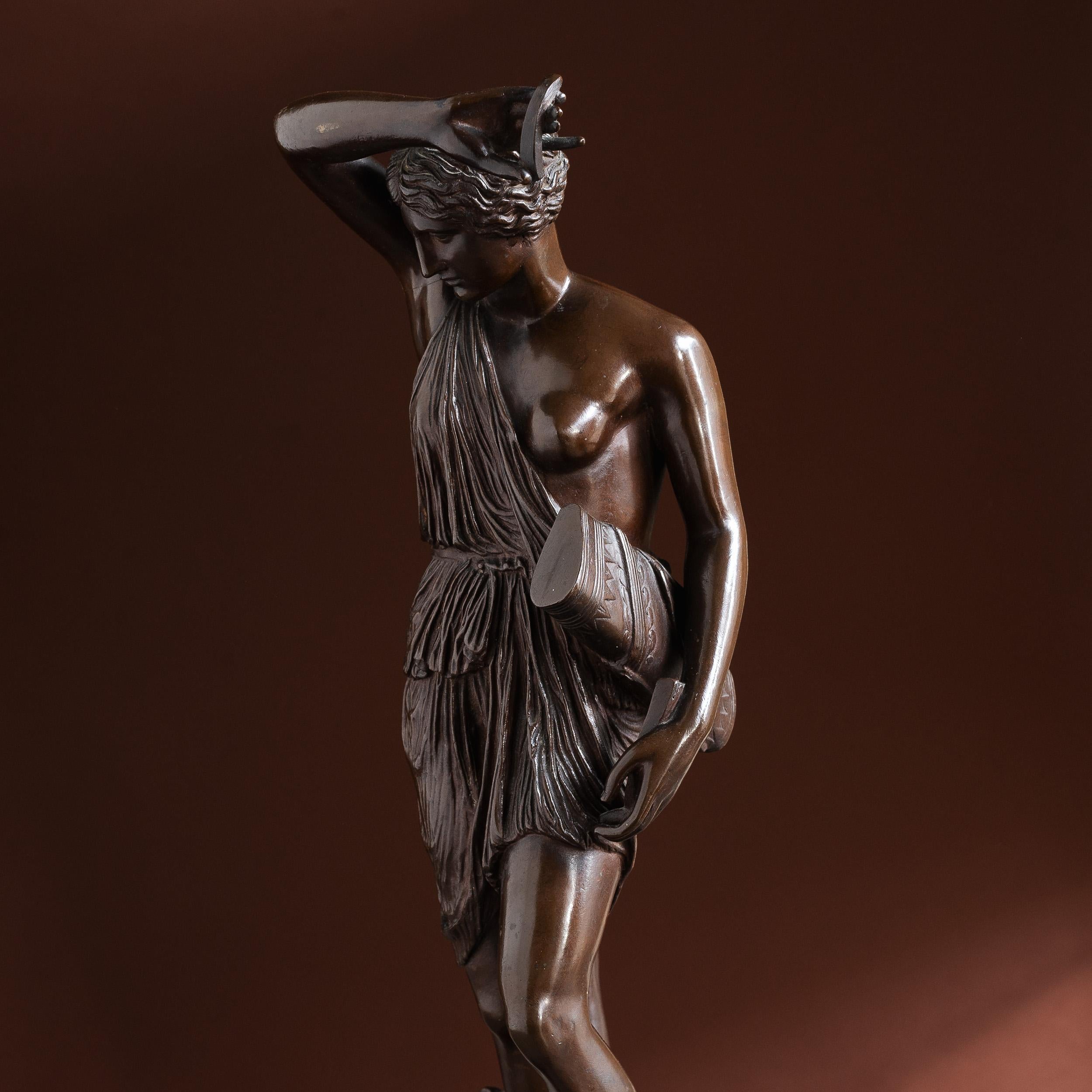 Antique French Bronze of  The Wounded Amazon by the Barbedienne Foundry For Sale 2