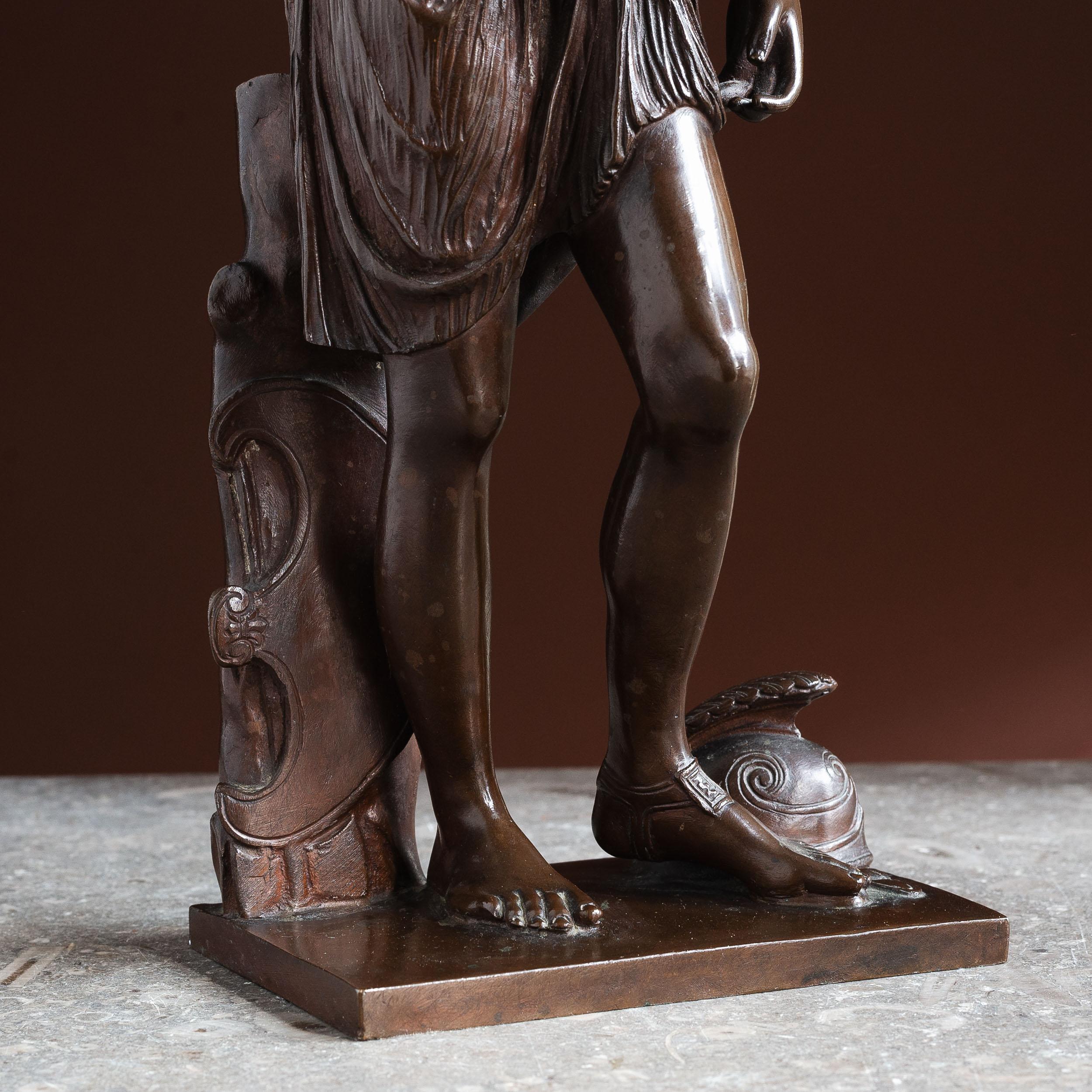 Antique French Bronze of  The Wounded Amazon by the Barbedienne Foundry For Sale 3