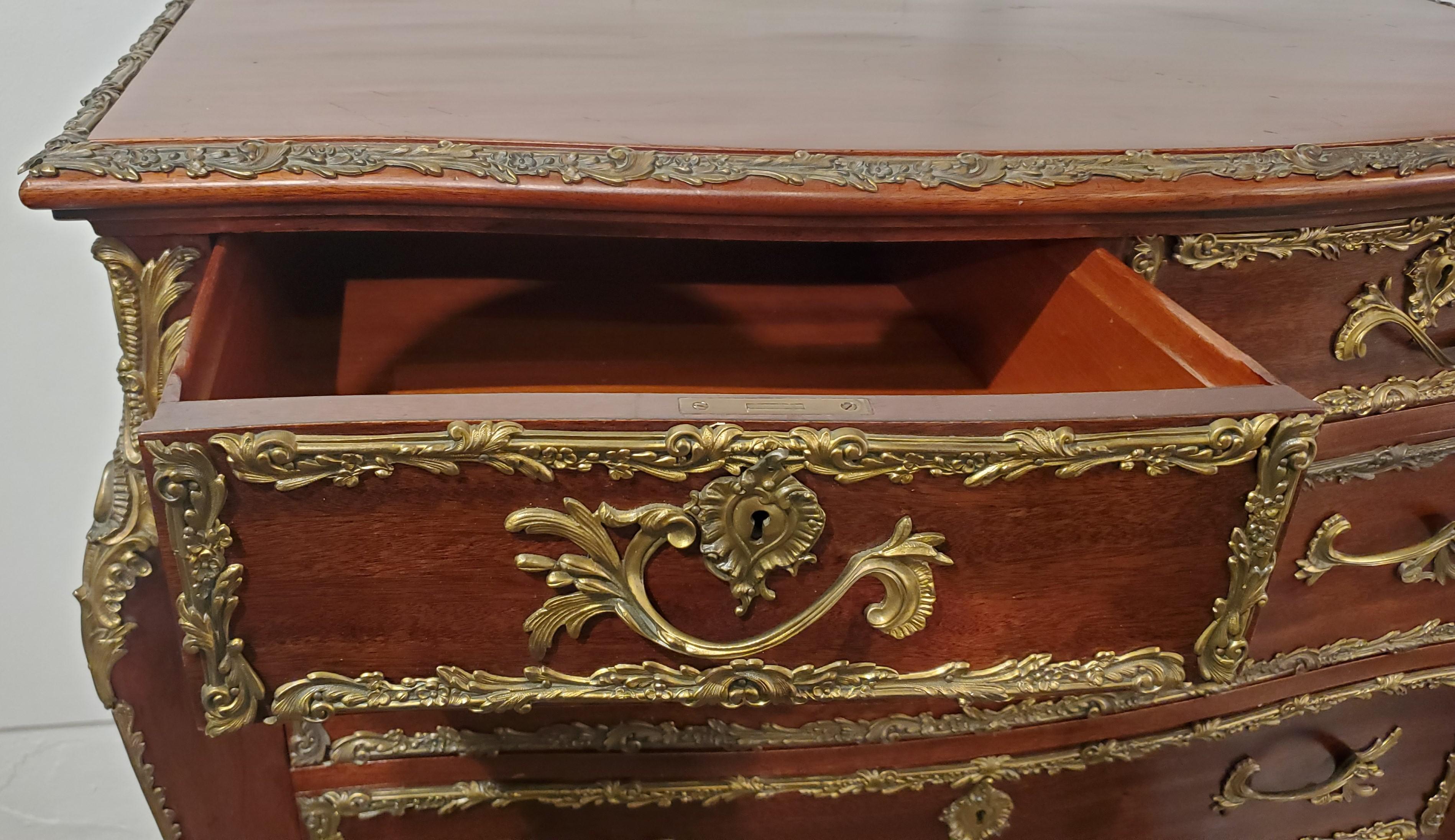 Antique French Bronze Ormolu Dresser / Commode For Sale 2