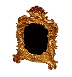 Antique French Bronze Picture Frame