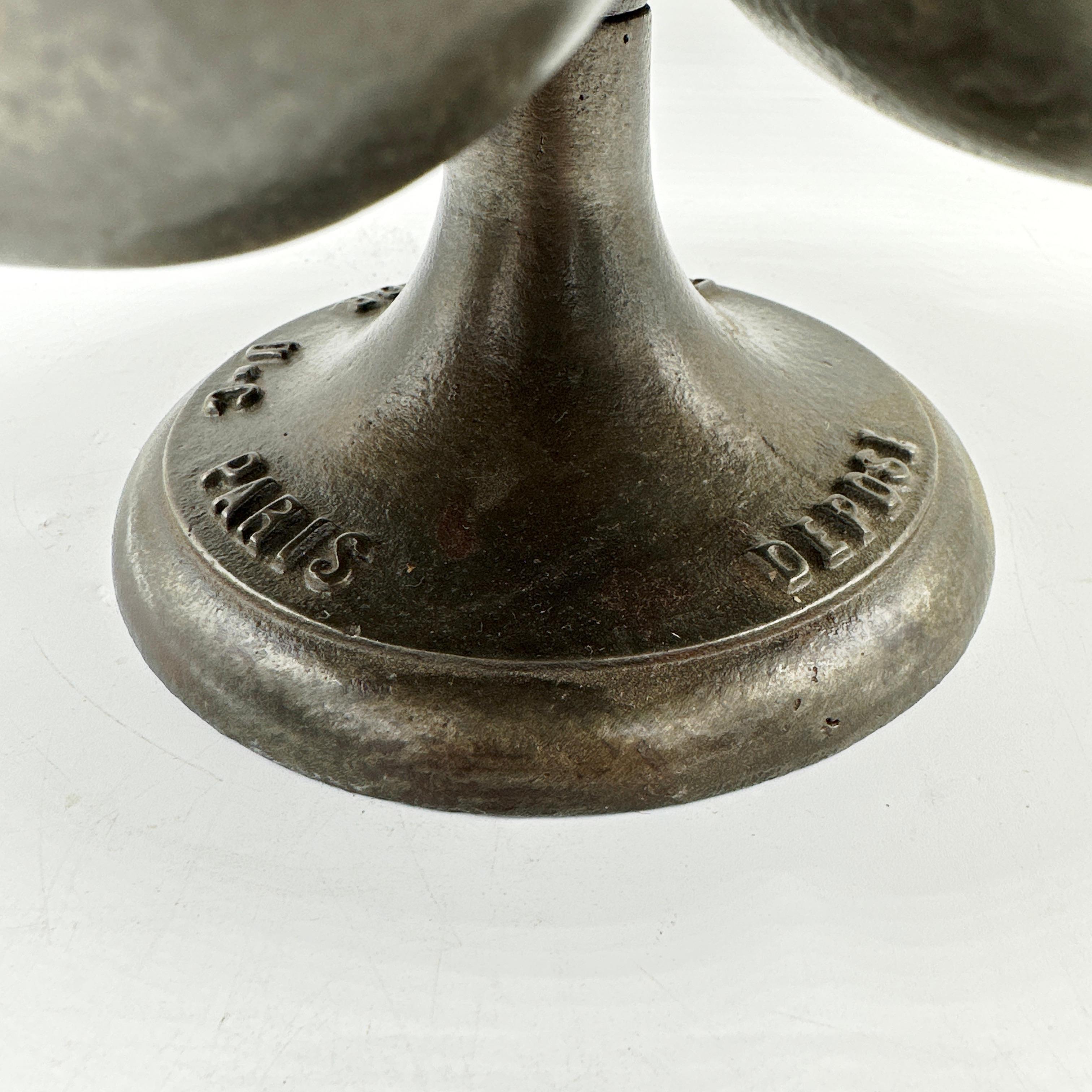 20th Century Antique French Bronze Rotating Multi-Bin Tray – L'Excelsior U.C. Paris