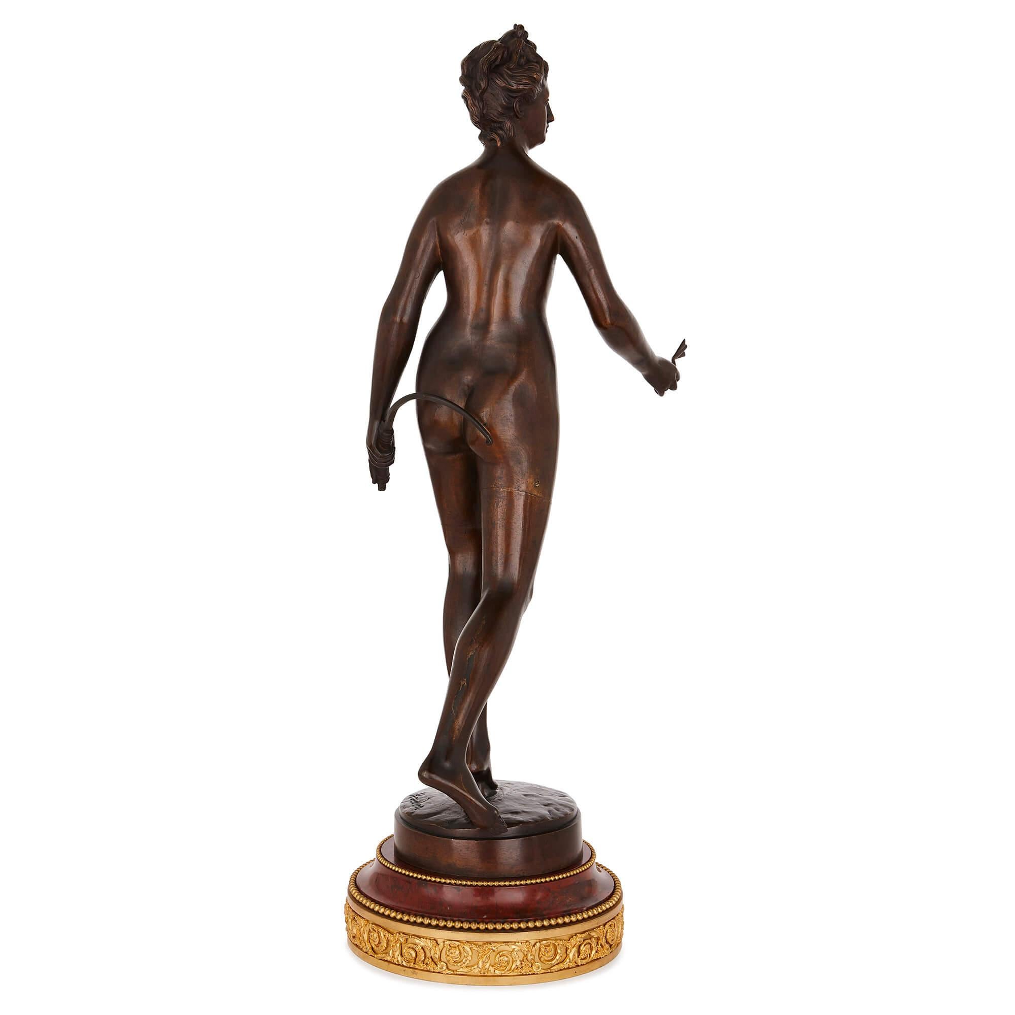 houdon bronze sculpture
