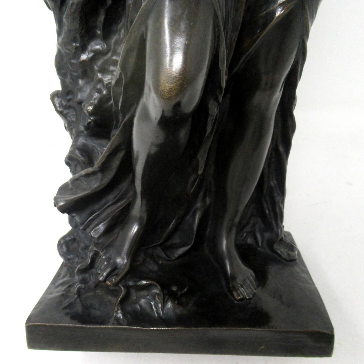 Antique French Bronze Sculpture Allegory of the Vine Claude Clodion Barbedienne In Good Condition In Dublin, Ireland