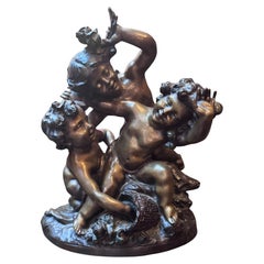 Sculture figurative in metallo