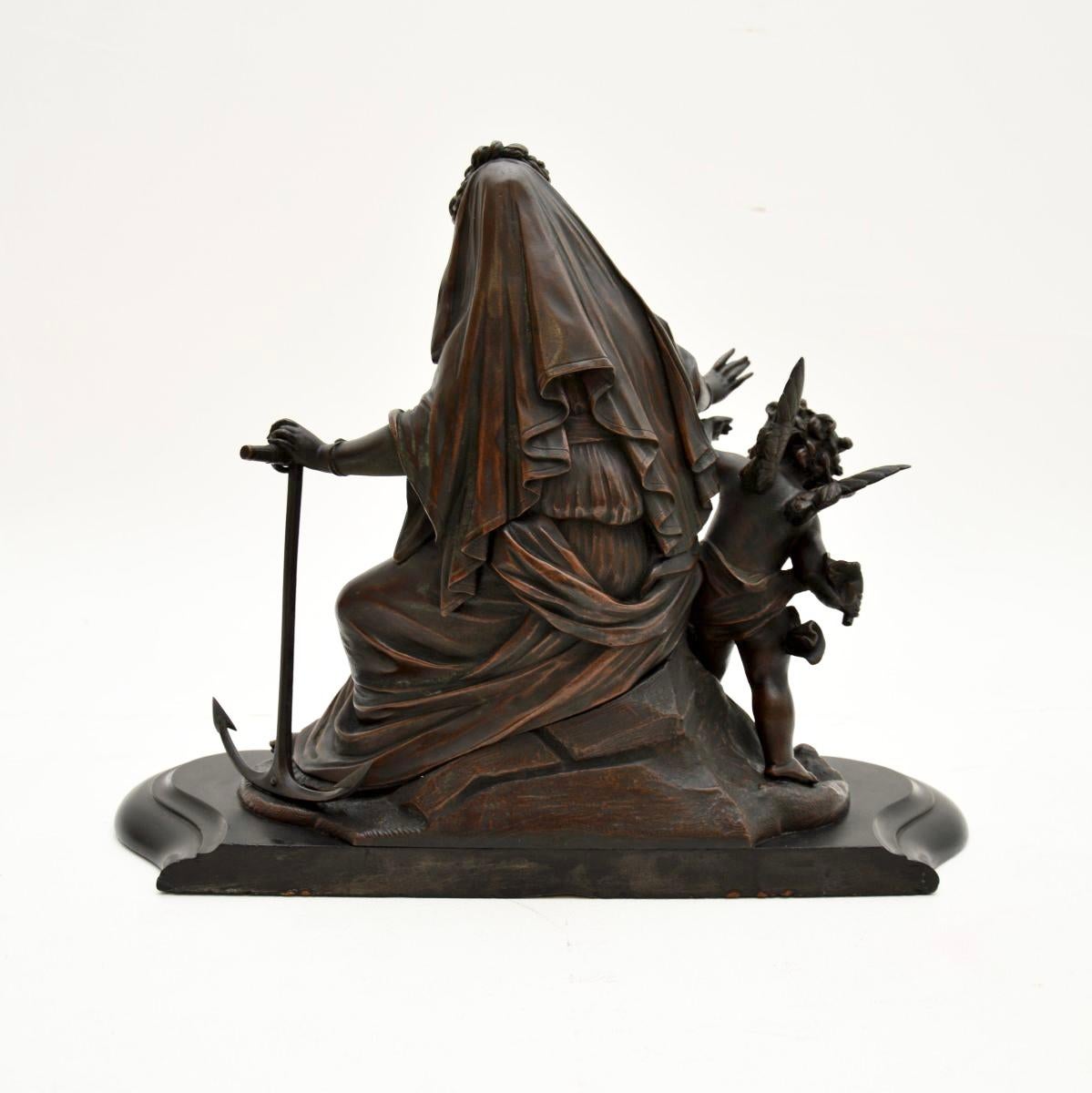 Antique French Escultura de Bronce Francés en venta