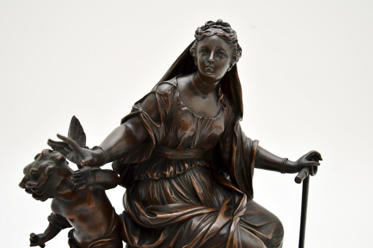 Antique French Escultura de Bronce en venta 1