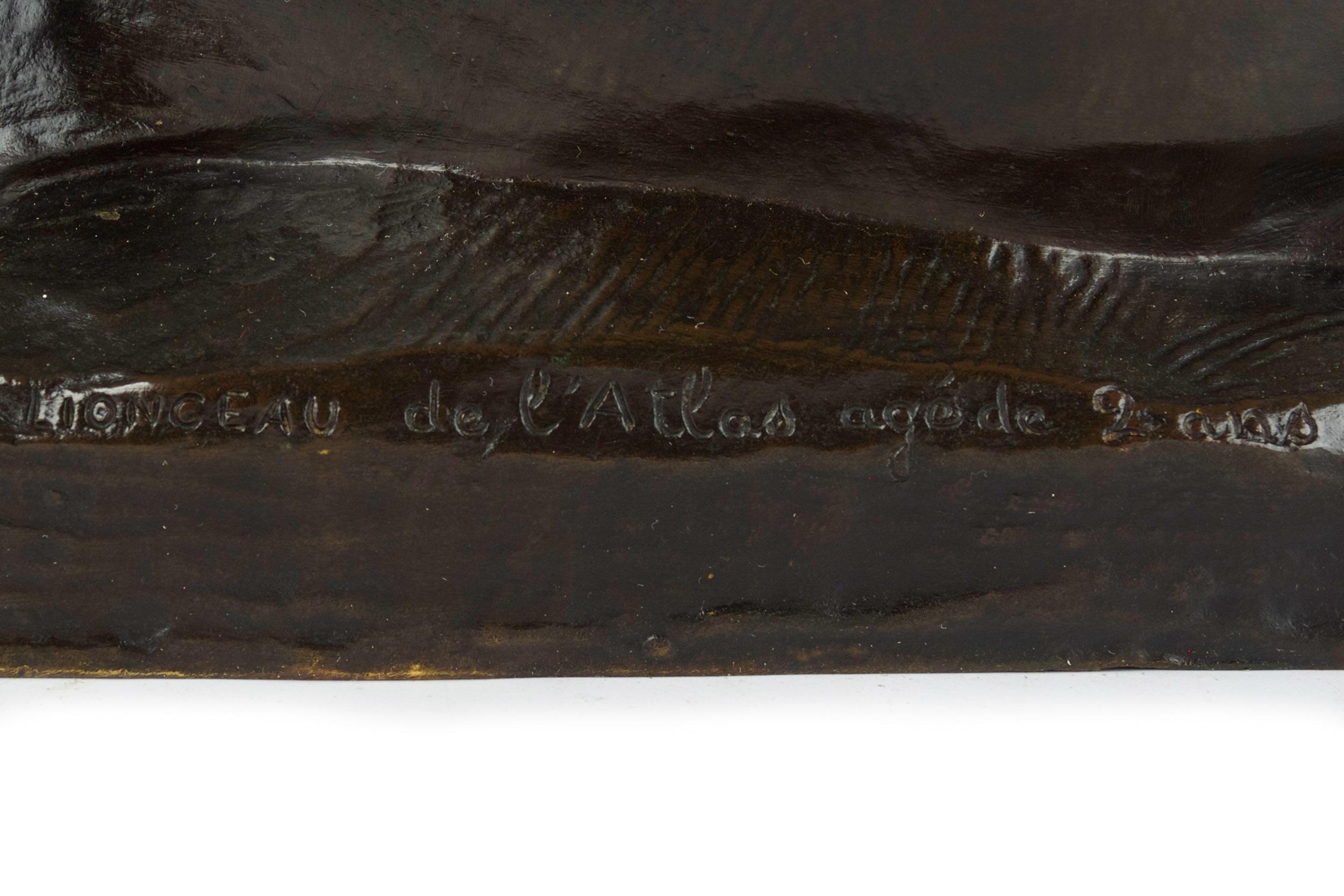Antique French Escultura de Bronce 