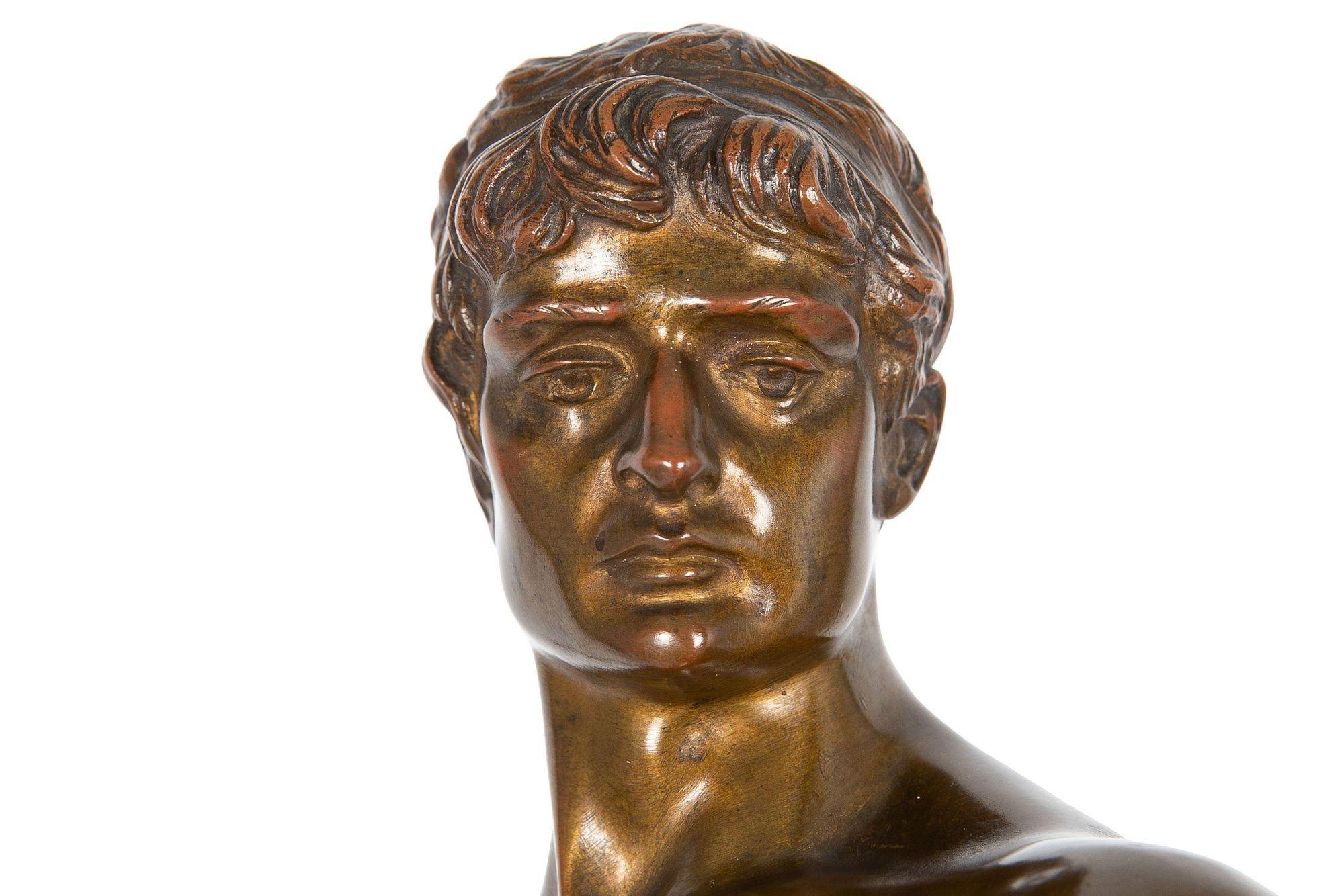 Sculpture française ancienne en bronze du Troisième Siècle de Maurice Constant 8