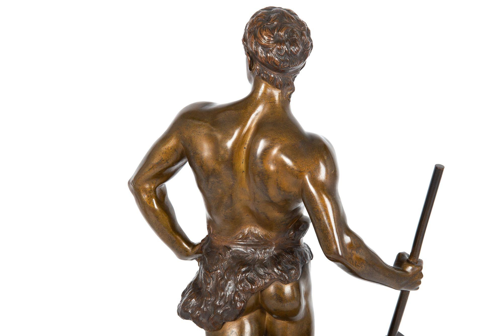 Bronze Sculpture française ancienne en bronze du Troisième Siècle de Maurice Constant