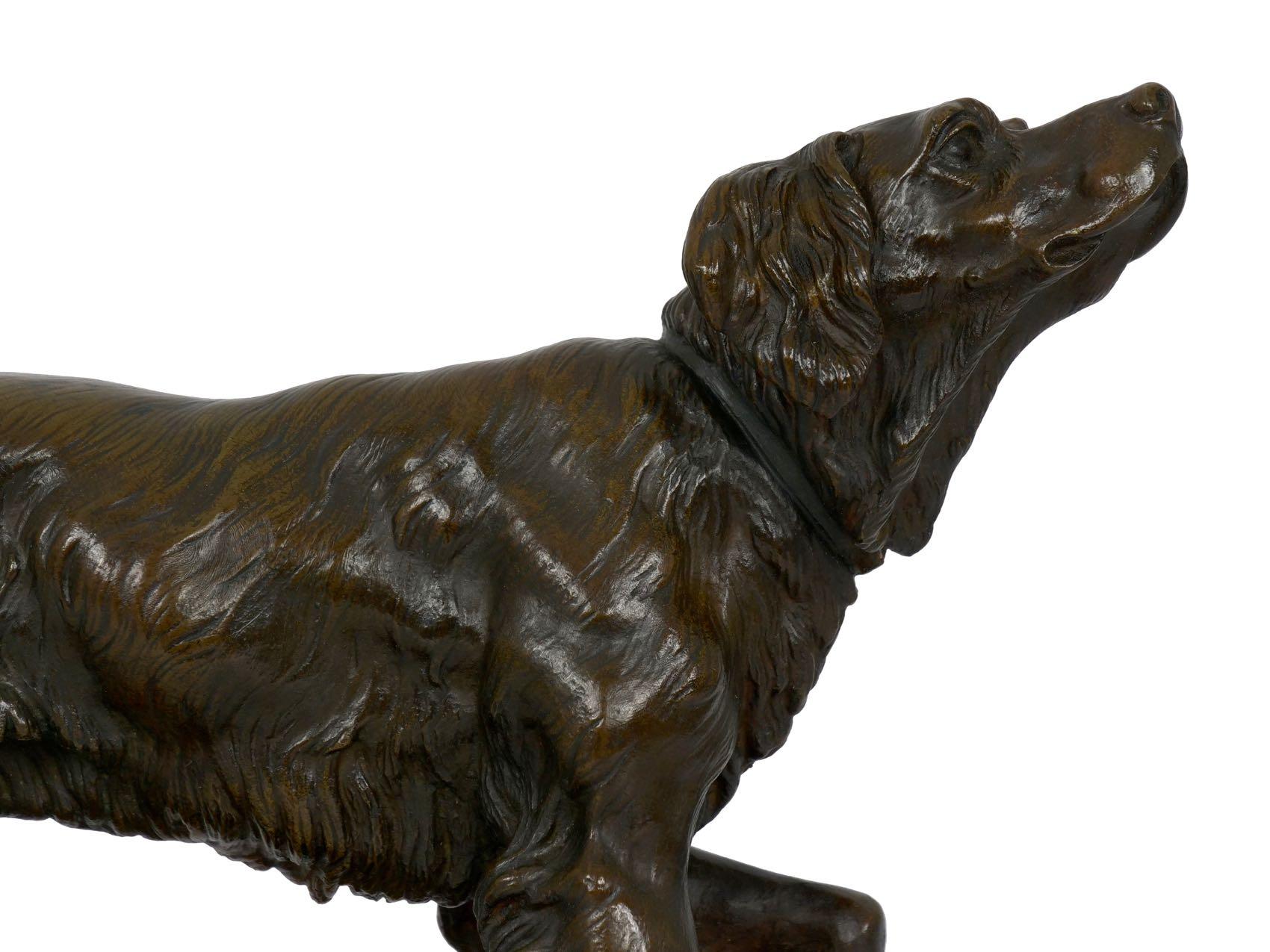 An exquisitely cast bronze sculpture of 
