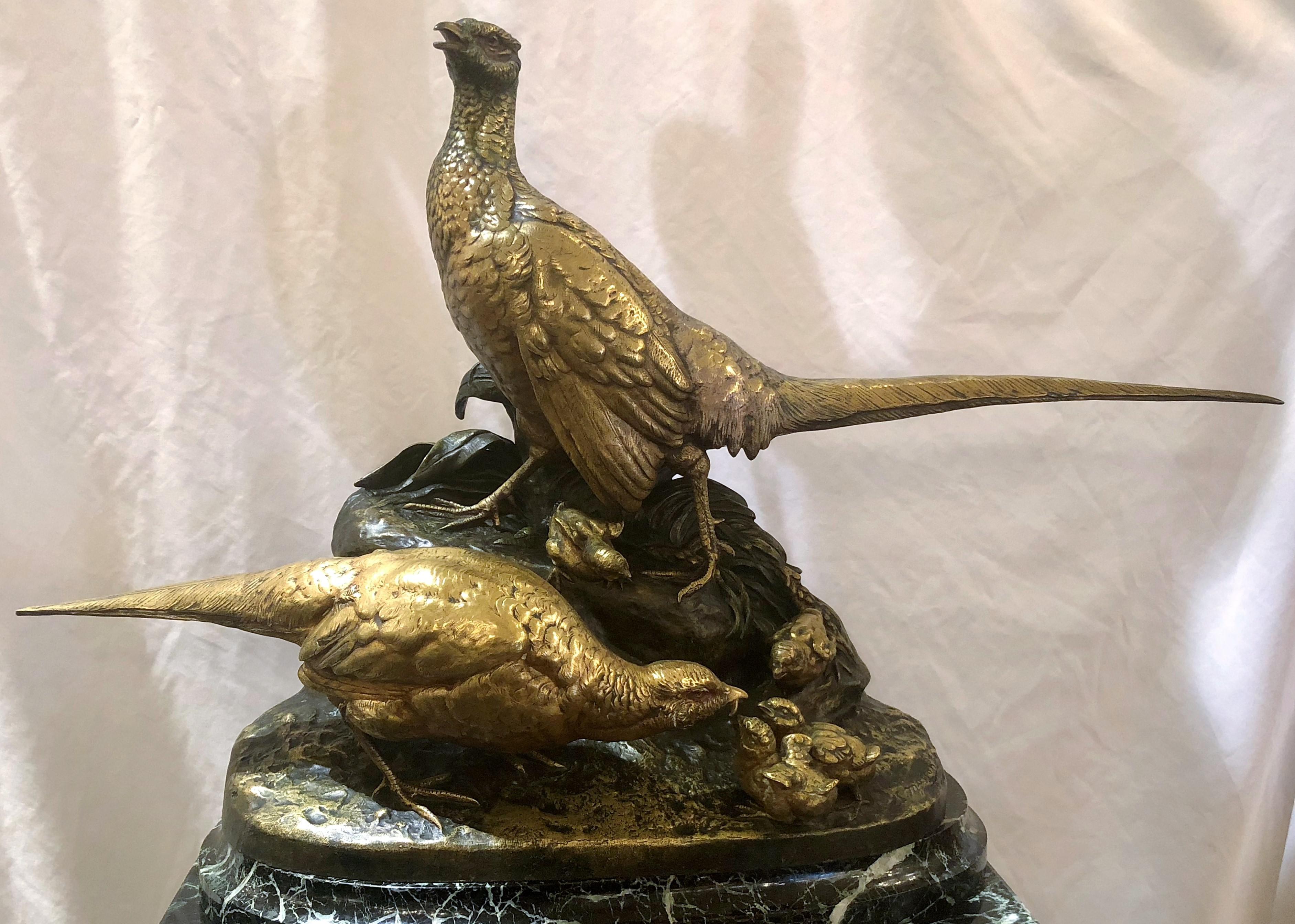 Antique French Bronze Scupture Signed Clovis Masson, 1838-1913 In Good Condition In New Orleans, LA